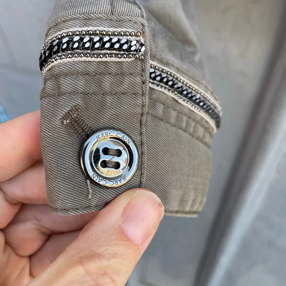 Marc Cain khaki jacket, size N3 (US 8) - Picture 6 of 11